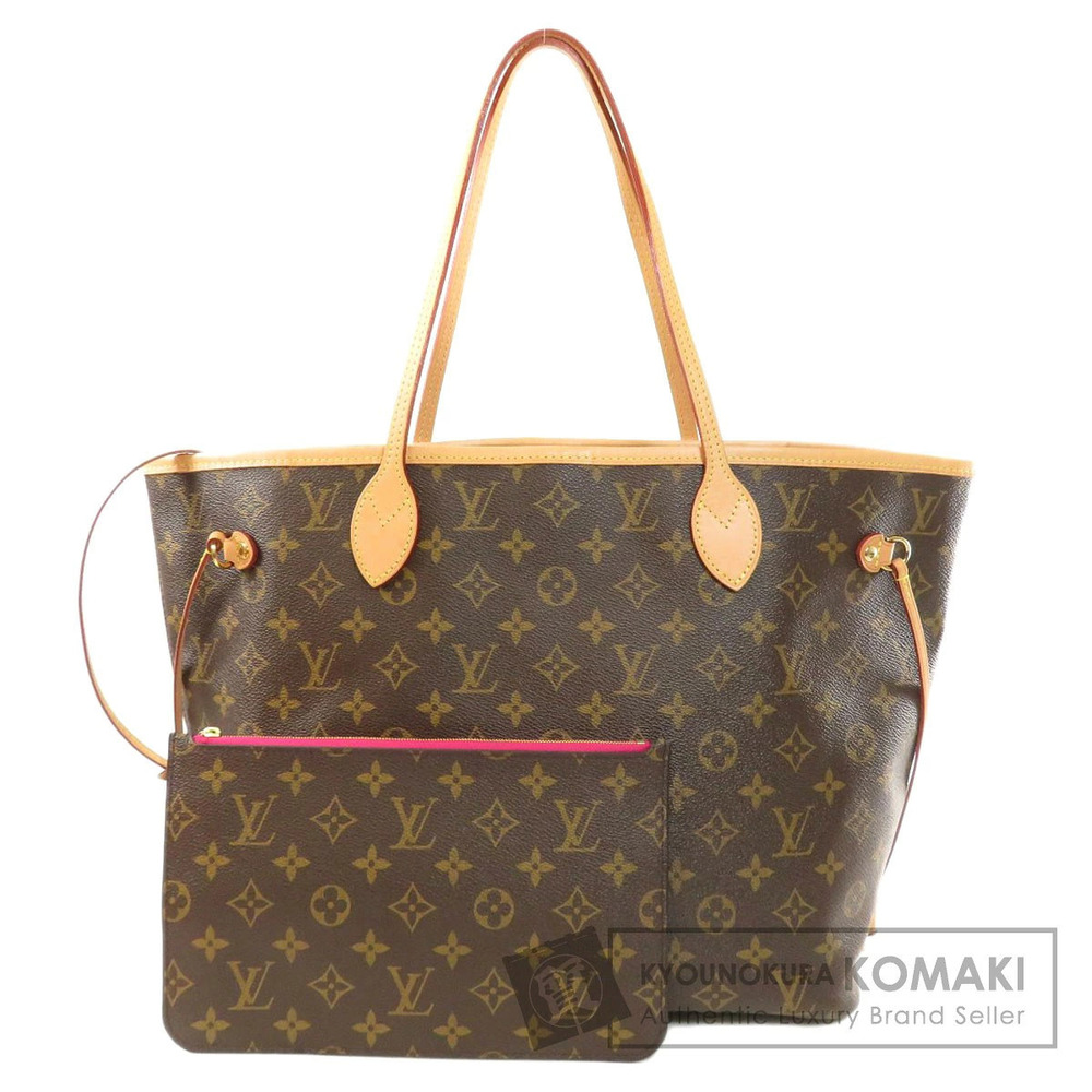 Louis Vuitton Neverfull Tote Bag Monogram Canvas Brown